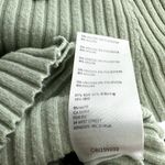 Urban Outfitters Skylar Ribbed Button-front Cropped Sweater Top Collar Green XS Photo 3