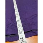 Kenar Purple with Black Sparkly Crochet Tank size L Photo 6