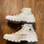 Converse  Chuck Taylor All Star Size 8 Lugged Sole All White 565902C Hi Top Shoes Photo 4