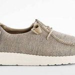 Hey Dude  Size 8 Wendy Loafers Sox Beige Knit Slip On Shoes Lightweight Women’s Photo 0