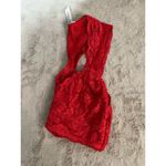 Free People  Women's Red Lace Racerback Bralette Size S Photo 6