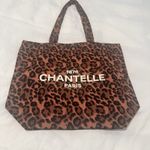 Chantelle  Paris Tote Bag Leopard Print Large Canvas Shopper Photo 0