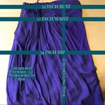 Alice + Olivia PURPLE DRAPING SILK HALTER DRESS (M) Photo 12