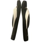 Sanuk Yoga Mat Flip Flops Thong Sandals Women's US 8 | EU 39 White/Black Photo 6