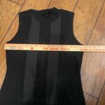 White House | Black Market  Black sleeveless Sweater top shirt woman’s medium Photo 3