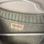 Jessica Simpson Cable Knit Sweater Green Pullover Soft Coquette Fisherman Photo 3