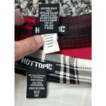 Hot Topic Plaid O-Ring Skater Skirt Lot of 2 SZ S Black & White, Red & Black Photo 8