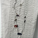 Anthropologie Chino by Relaxed Light Wash Floral Patched Distressed Jeans Photo 4