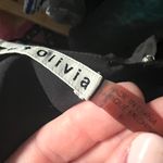 Alice + Olivia NEW NWT  Black Gold Sequin Cocktail Party Dress Photo 9