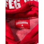 Unisex Lifeguard Sweatshirt Hoodie from Orlando Florida red white size Large Photo 5