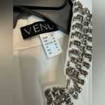 Venus Women’s  Size 4 White Shorts Romper W/rhinestone detail Photo 4