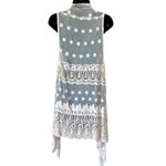 Raj Silk Floral Embroidered Lace Sleeveless Duster Size undefined Photo 10