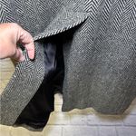 Ralph Lauren Lauren Double Breasted Wool Herringbone Coat Womens 12 Vintage USA Photo 10