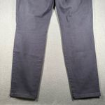 AERO Skinny Ankle Pants Womens 16 Long Navy Casual Chino Stretch Flat Front Blue Photo 13