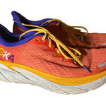 Hoka  Clifton 8 Women Orange Running Shoes Sneakers Size 9.5  (9.5B) Photo 0
