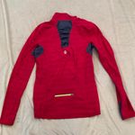 Mondetta Active Workout Red Quarter Zip Photo 5