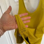 EXPRESS  Body Contour mustard yellow bodysuit size large Photo 4