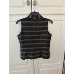 Ann Taylor Ann‎ Taylor Silk Sleeveless Blouse Top Striped Career Office Women's Photo 4