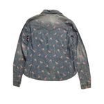 Juicy Couture  Denim/Pink Floral Print Button Down Top Shirt Sz S Photo 7