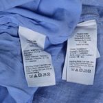 J.Crew Cabana dress in linen French Blue CI918 L NWT V Neck Long Sleeve Belted Photo 4