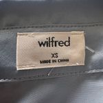 Wilfred Aritzia  Peaufiner Satin Tie Front Shirt Light Blue Photo 5