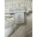 House of Harlow 1960 White Linen Drawstring High Rise Paperbag Shorts Size S Photo 3