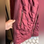 prAna Burgundy Puffer Coat Jacket M Photo 7