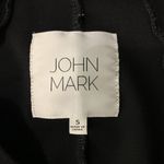 John Mark  Jacket Small Black Zip Up Blazer Classic Career Chic Stretch Photo 5
