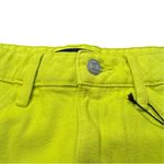 Piombo Women’s Neon Yellow 100% Pure Cotton Denim Skirt Size Small Photo 1