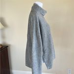 Zella Bright Side Funnel Neck Ribbed Velour Pullover in Gray Crystal Size Medium Photo 7