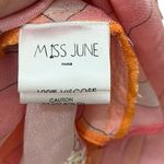 Miss June Long Scarlett Maxi Dress Multicolor Tropical Floral Women’s One Size Pink Photo 10