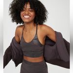 Aerie 246  Offline Real Me Strappy Back Expresso Kiss Sports Bra xl Photo 0