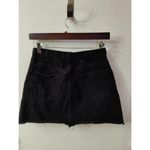 Madewell Black Denim Raw Edge Skirt Size 26 Photo 1
