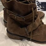 Vince Camuto  Dark Brown Combat Boots Photo 2