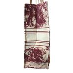 Christian Dior Canvas Tote Bag Burgundy and Cream - New In Package Photo 2