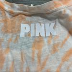PINK - Victoria's Secret Victoria’s Secret PINK Cream Orange White Tye Dye Tank Top Photo 4
