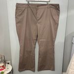Lee Wrinkle-Free Straight Leg Pants Brown Khaki Photo 1