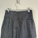 Theory  Gray Wool Blend High Waist Mini Skirt Photo 4