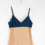 Aqua Blues Vintage Y2K Plaid Denim Mini Dress M Yellow Size M Photo 2