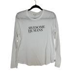 FIGS  Awesome Humans long sleeve tee size S Photo 0