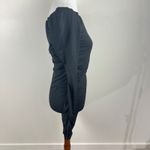 Omai Black Long Sleeve‎ Off Shoulder Ruched Bodycon Dress Date night Party LBD Size L Photo 4