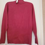 August Silk Mulled Wine Stripe Long Sleeve Turtleneck Medium Photo 9