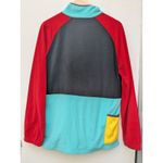 Shinesty Pullover Sweat Shirt Retro Color Block Unisex Stay Weird Shine On Sz M Black Size M Photo 9