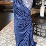 Adrianna Papell 🛍️  Navy Blue Sequined Dress Photo 1