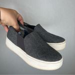 Vince  | Size 6 Charcoal Grey Loafers‎ with Cushioned Collar and White Soles Photo 0