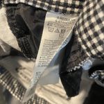 Old Navy  Pants Womens 6 Pixie Mid Rise Gingham Plaid Black White Ankle Preppy Photo 3