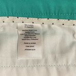 Talbots Women’s green blue teal perfect skimmer curvy crop casual pants 6 Photo 4