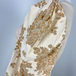 Anthropologie NWOT  DOLAN Lace Puff-Sleeve Top Cream Size M Long sleeve Photo 7