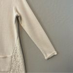 French Laundry ⭐️ cream colored pocket front sweater with lace details size large Photo 5