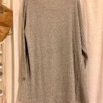 Soft Surroundings  grey style 2EU96 ribbed knit asymmetrical hem swing top Photo 2